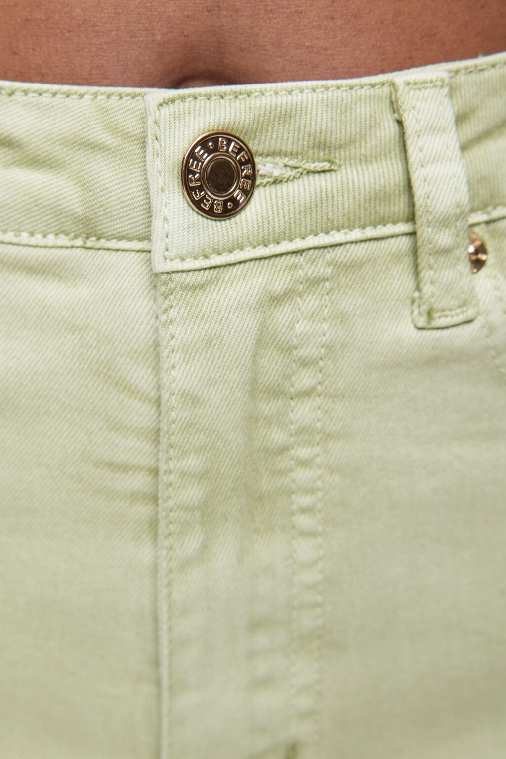 Джинсы клеш облегающие с высокой посадкой - цвет голубой - 5