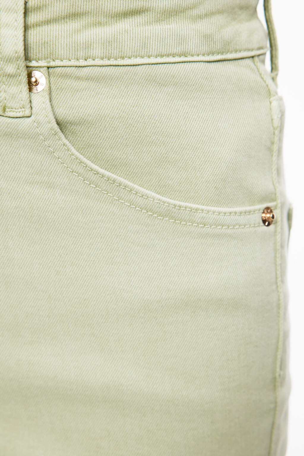 Джинсы клеш облегающие с высокой посадкой - цвет голубой - 6