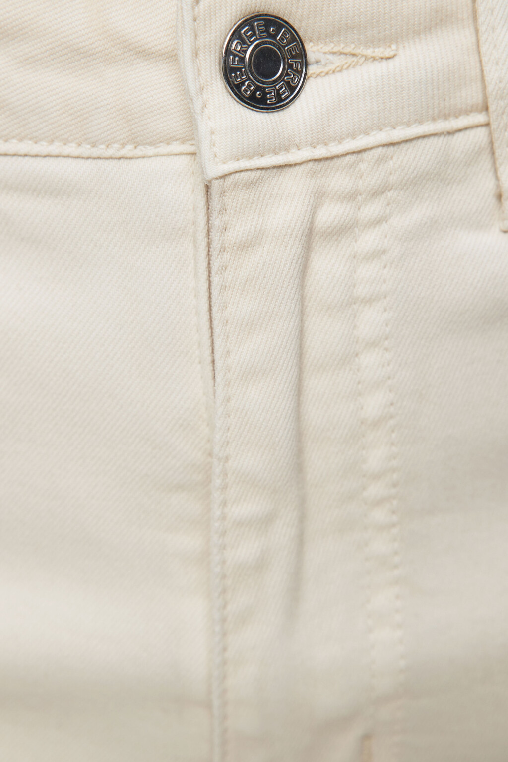 Джинсы клеш облегающие с высокой посадкой - цвет бежевый - 5