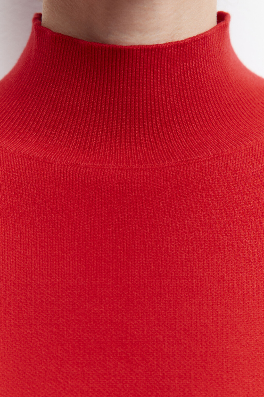 Свитер SOFTJUMPER оверсайз с воротником - цвет красный - 6