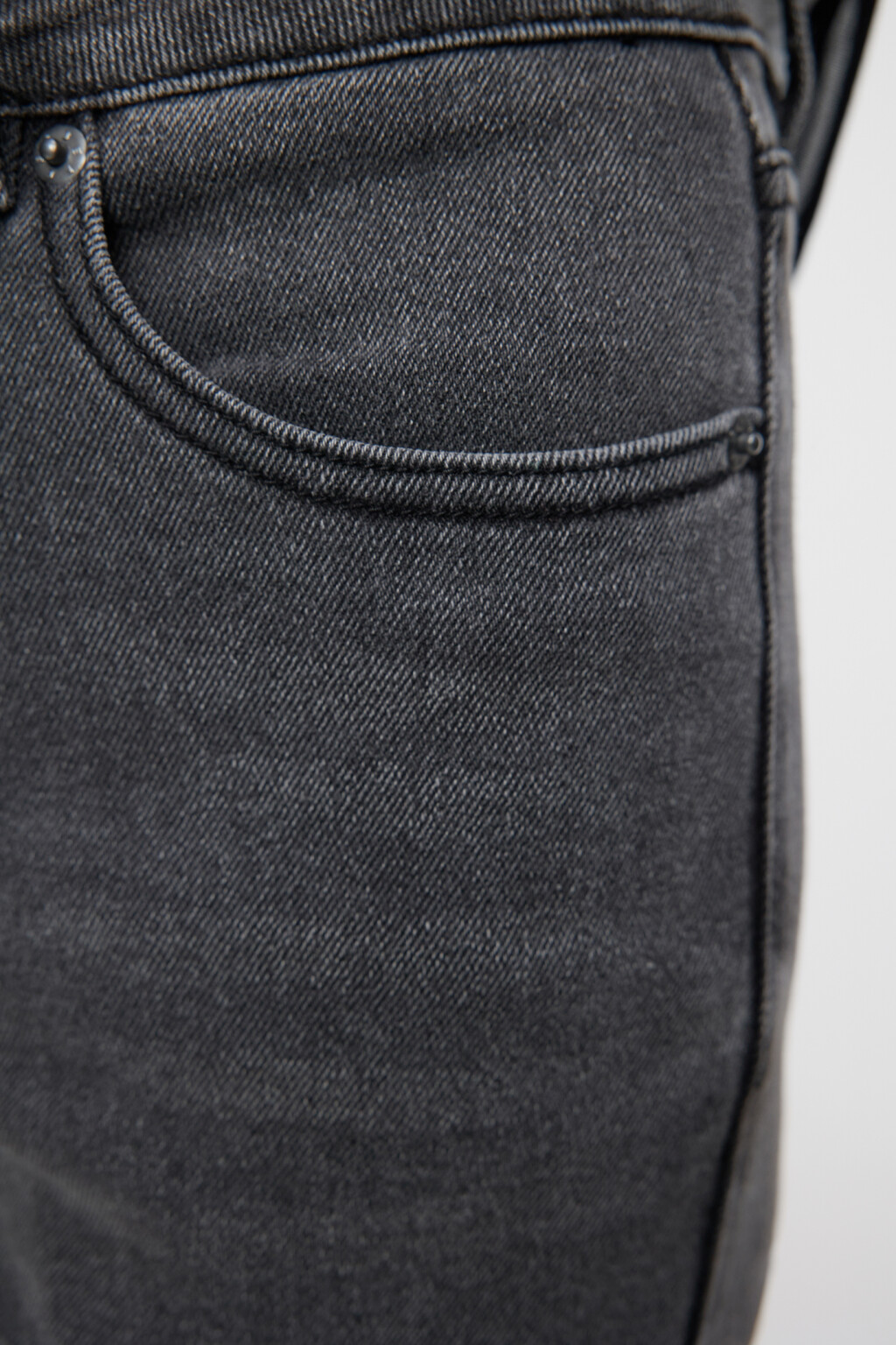 Джинсы flare расклешенные с высокой посадкой - цвет серый - 6