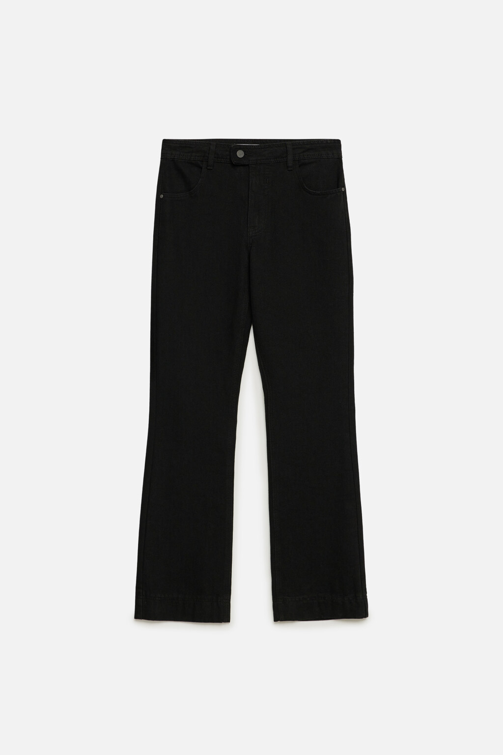 Джинсы flare расклешенные со средней посадкой - цвет черный - 7
