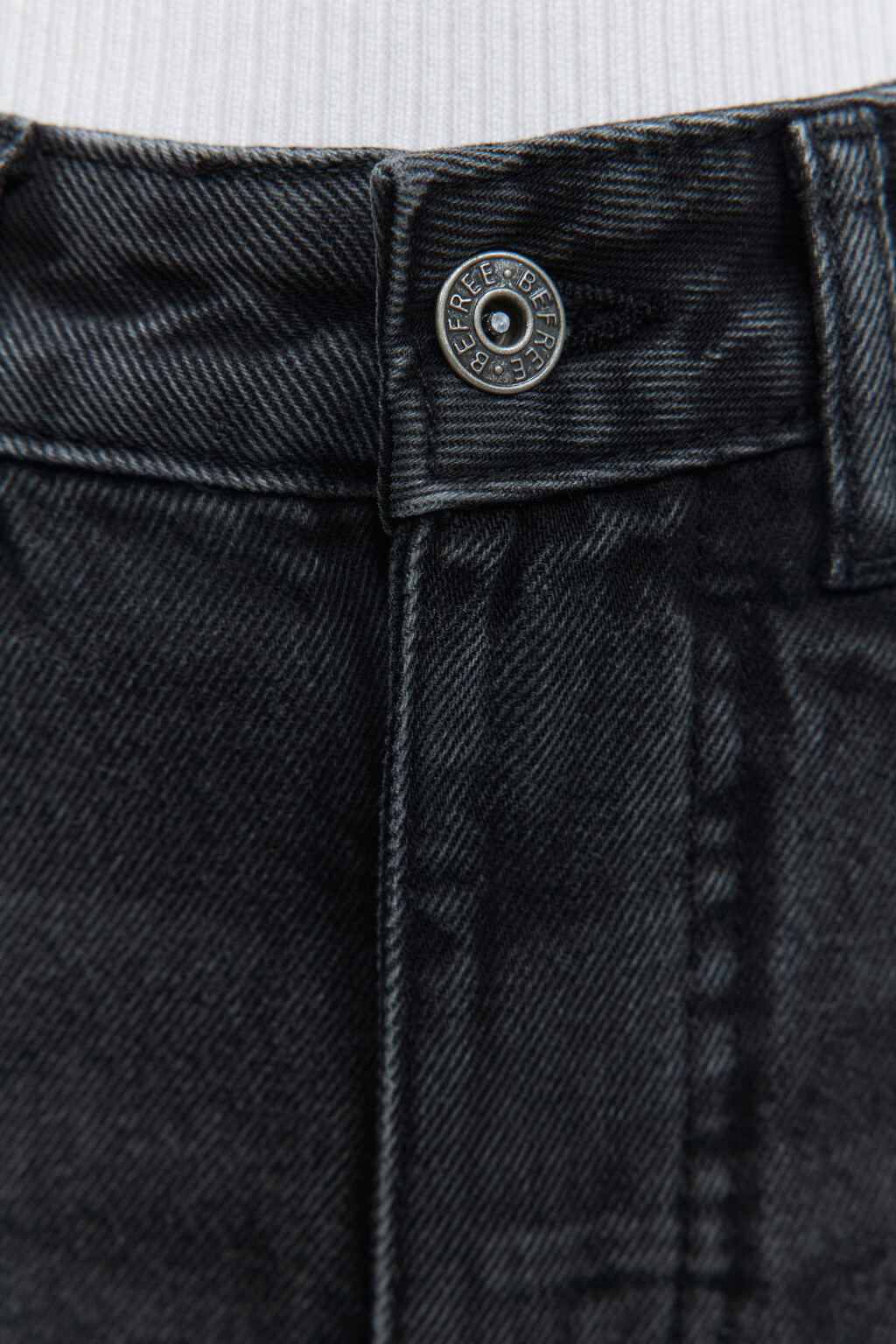 Джинсы straight прямые с высокой посадкой - цвет серый - 5