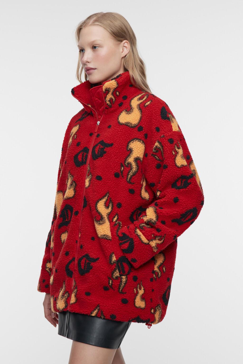 Куртка-парка короткая с принтом - цвет мультиколор - 3