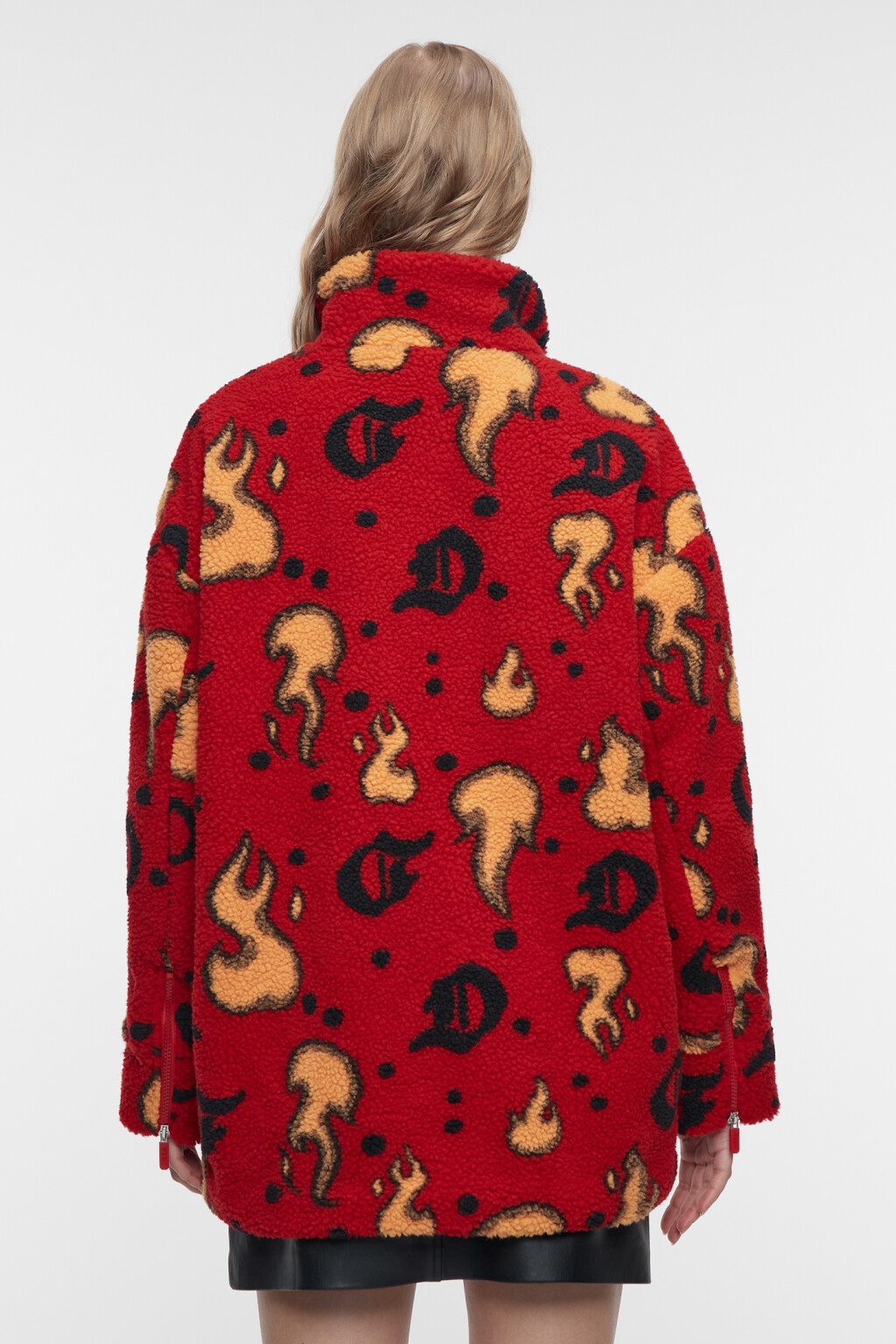 Куртка-парка короткая с принтом - цвет мультиколор - 4