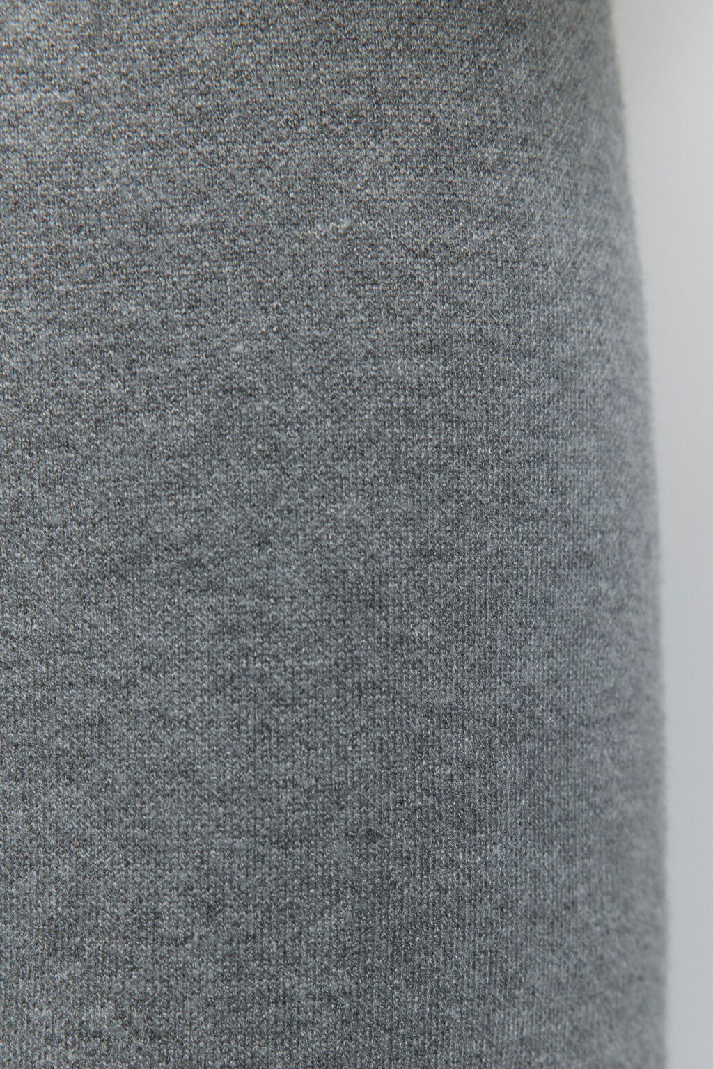 Брюки вязаные вискозные с поясом-резинкой - цвет серый - 6
