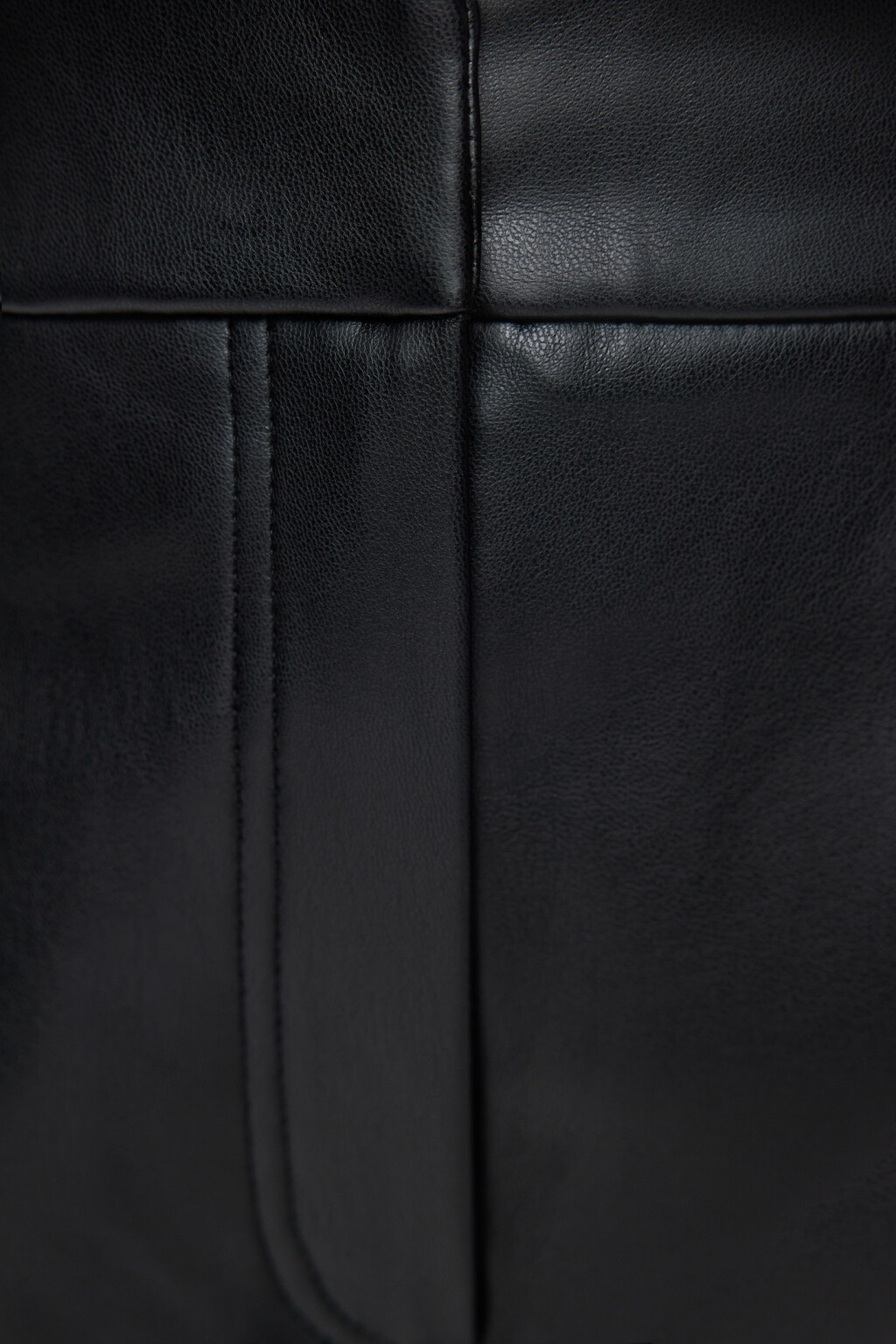 Брюки прямые с разрезами - цвет черный - 5