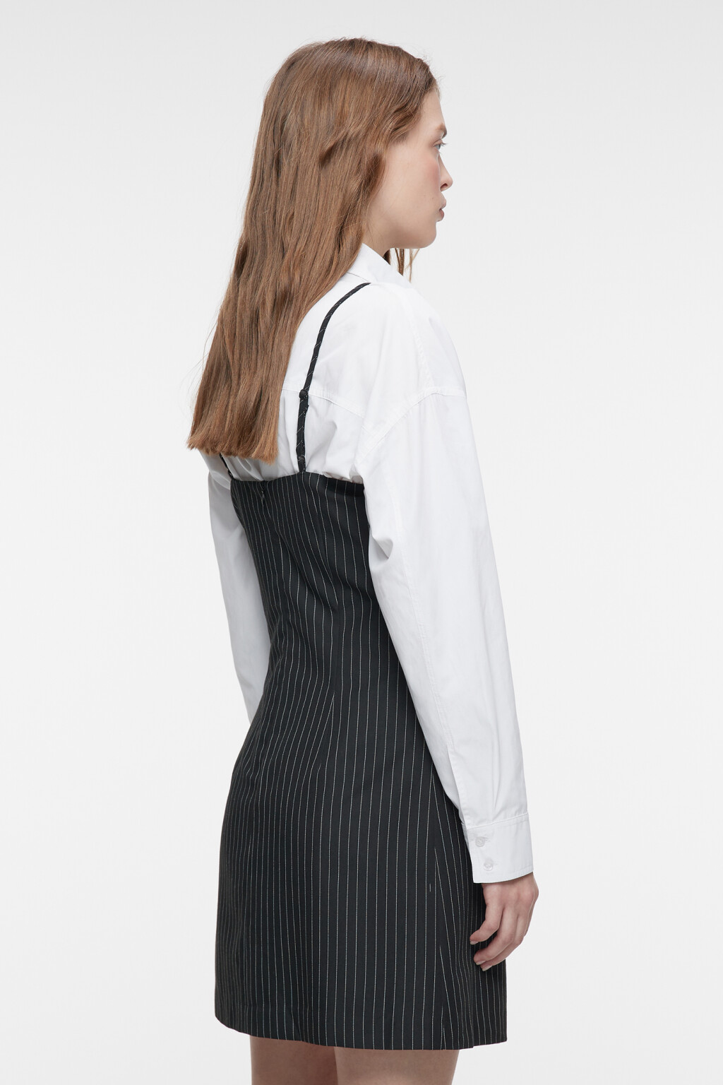 Платье-сарафан JudyDress мини приталенное - цвет черный - 3