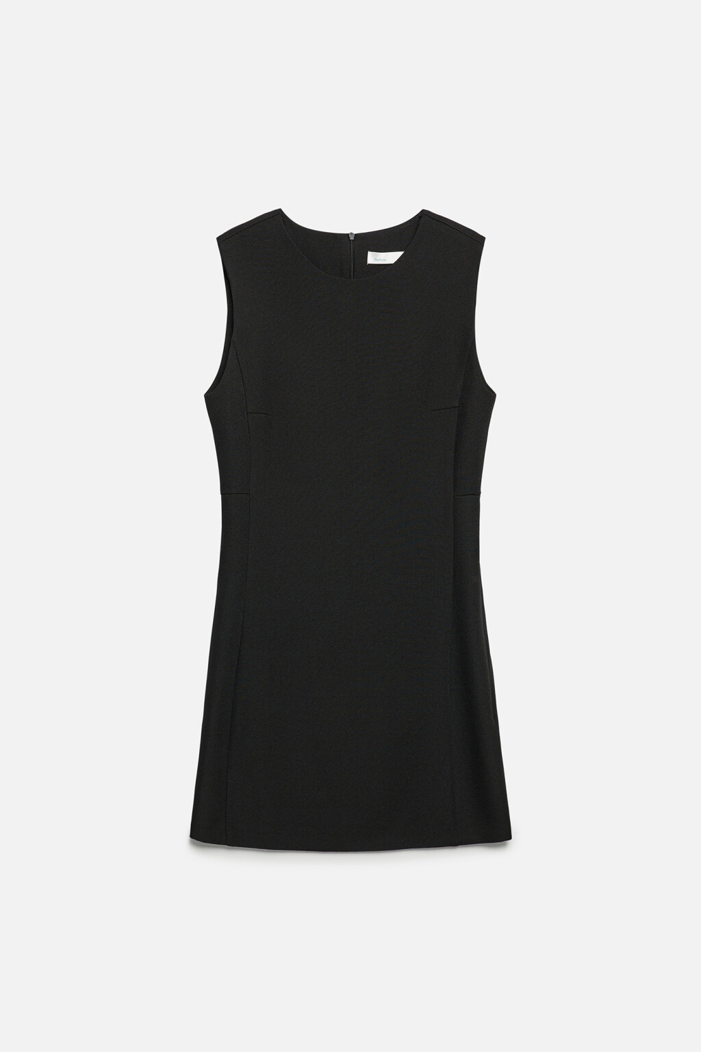 Платье-футляр мини облегающее без рукавов - цвет черный - 7