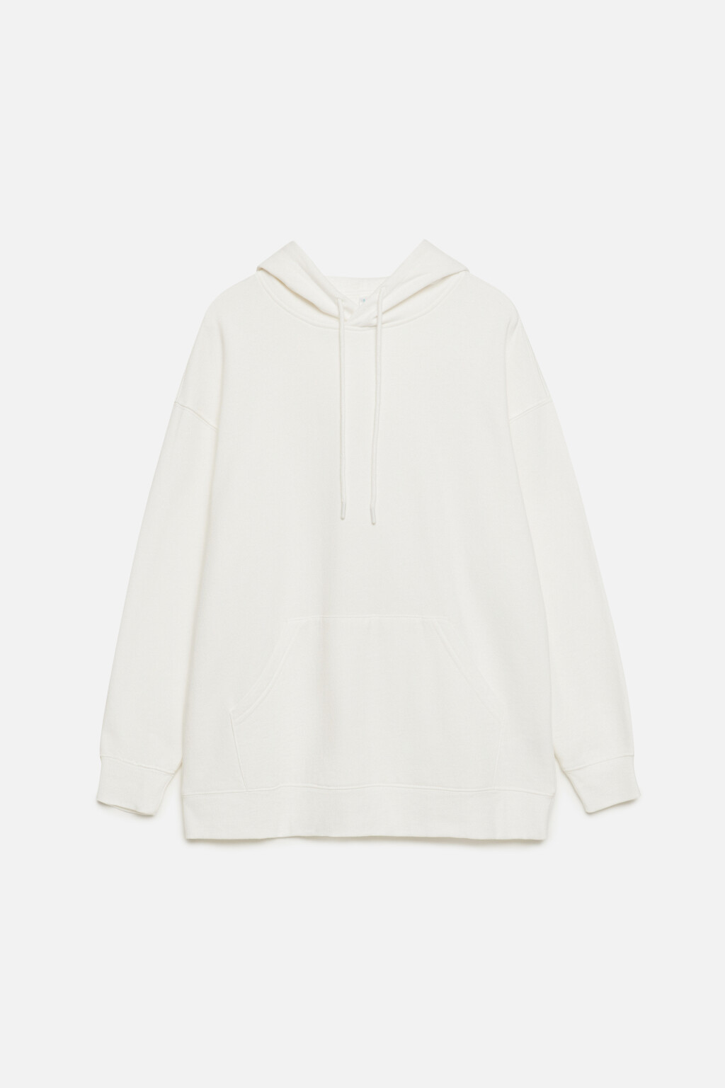 Толстовка oversize флисовая утепленная с капюшоном - цвет бежевый - 7