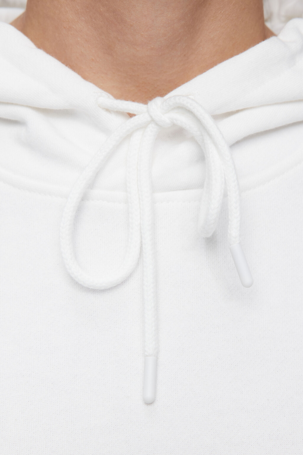 Толстовка oversize флисовая утепленная с капюшоном - цвет бежевый - 5