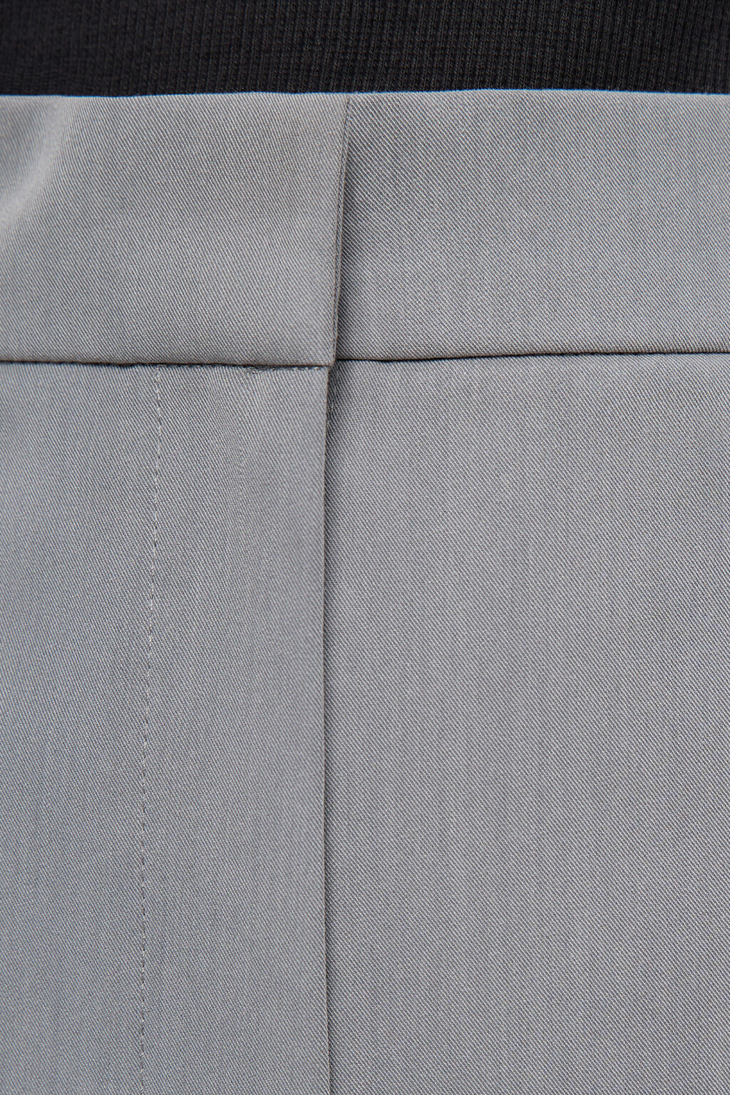 Шорты-бермуды костюмные прямые с высокой посадкой - цвет серый - 6