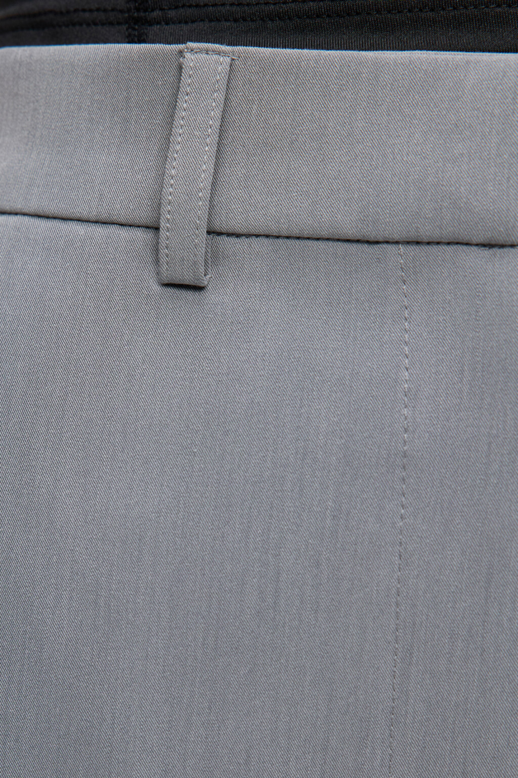 Шорты-бермуды костюмные прямые с высокой посадкой - цвет серый - 5
