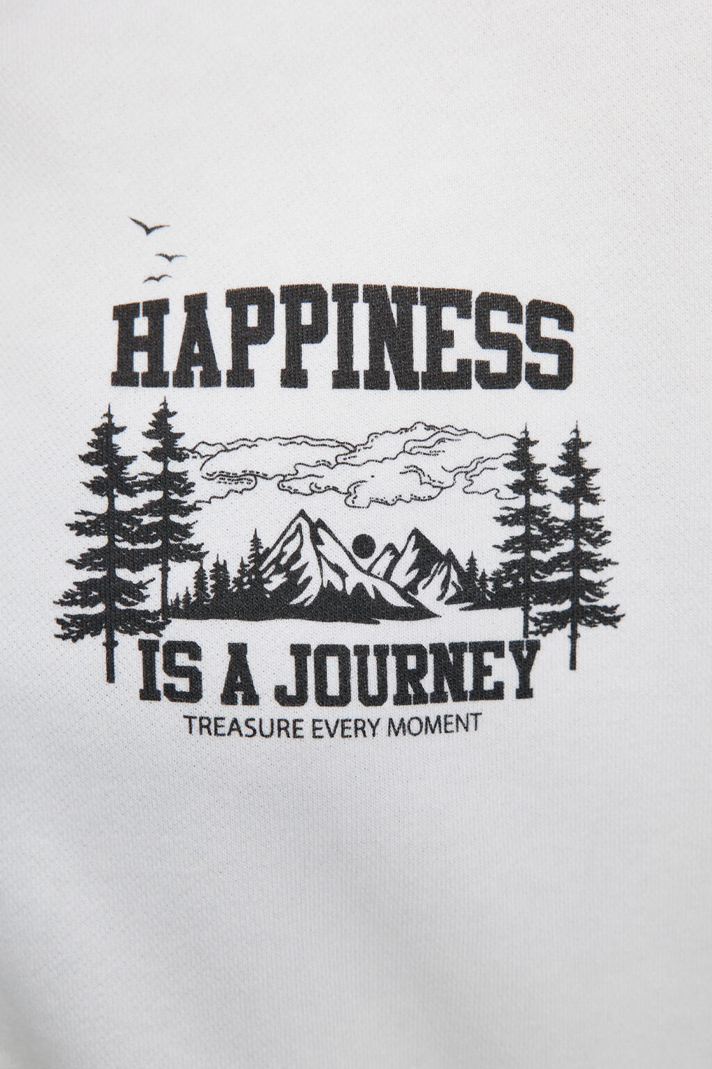 Худи oversize хлопковая на молнии с капюшоном - цвет белый - 5