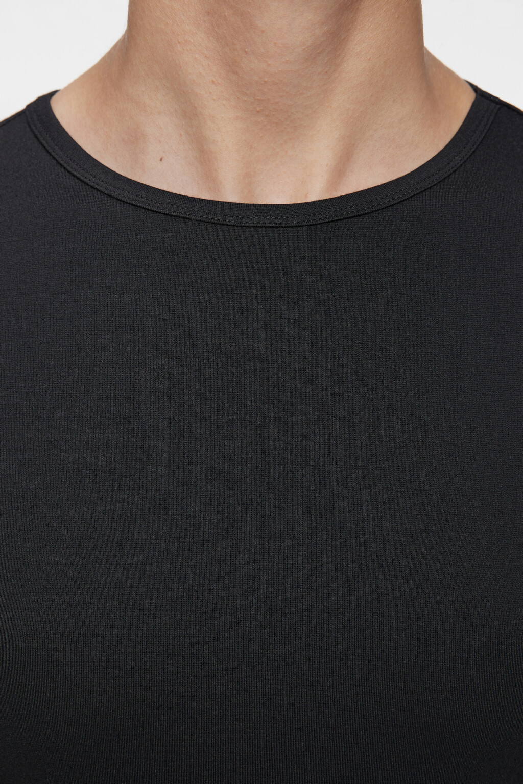 Платье-футляр миди вискозное с длинными рукавами - цвет черный - 6