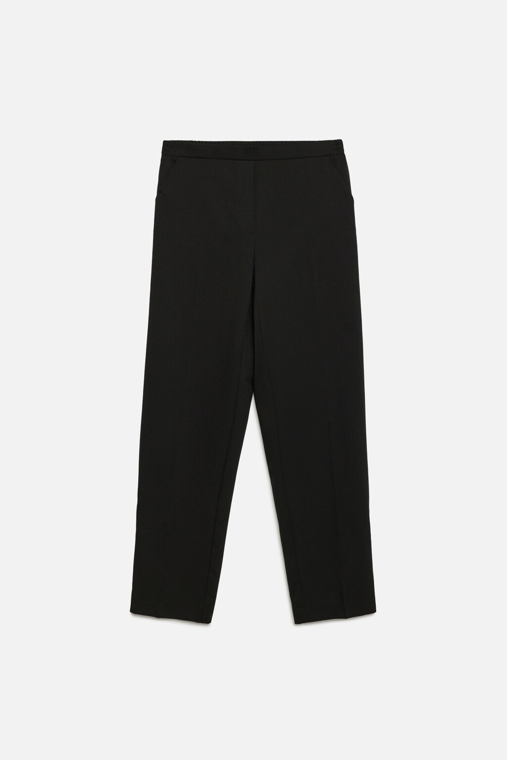 Брюки-чинос костюмные со средней посадкой - цвет черный - 7