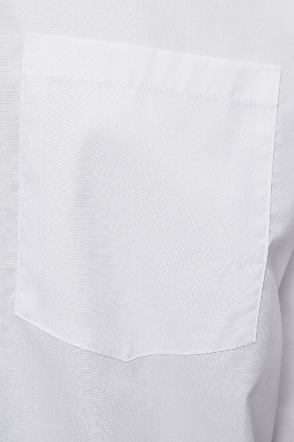 Рубашка-овершот длинная свободная с галстуком - цвет белый - 5