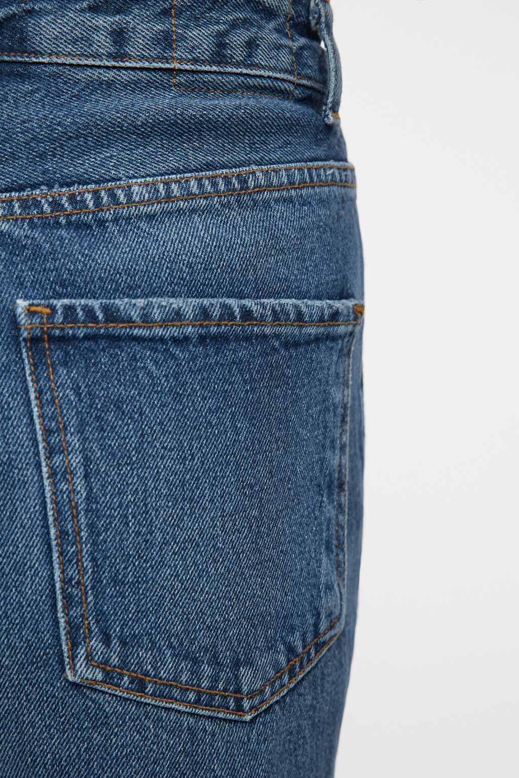 Джинсы mom's классические с высокой посадкой - цвет голубой - 6