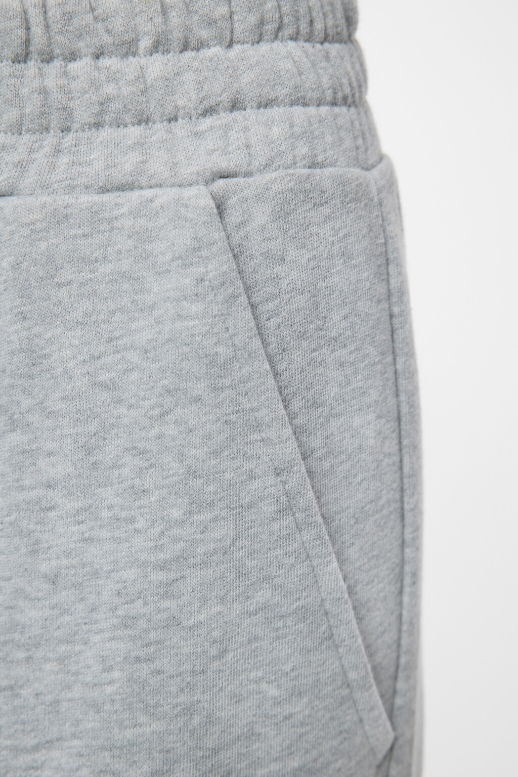 Брюки спортивные утепленные с поясом на резинке - цвет серый - 6