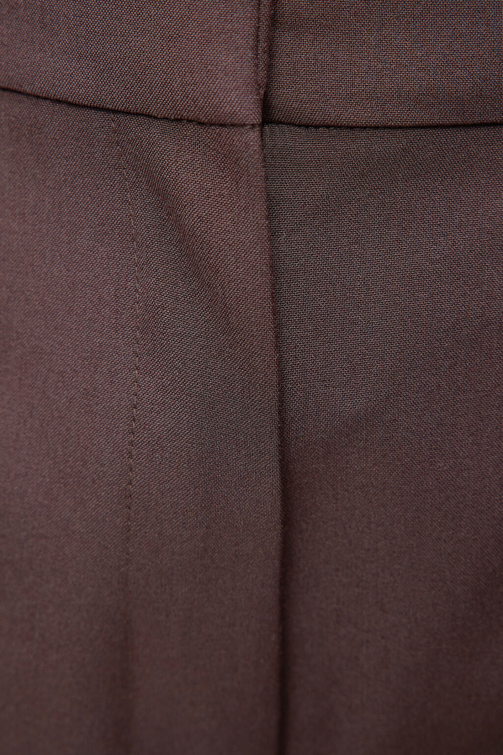 Шорты короткие костюмные со средней посадкой - цвет коричневый - 5