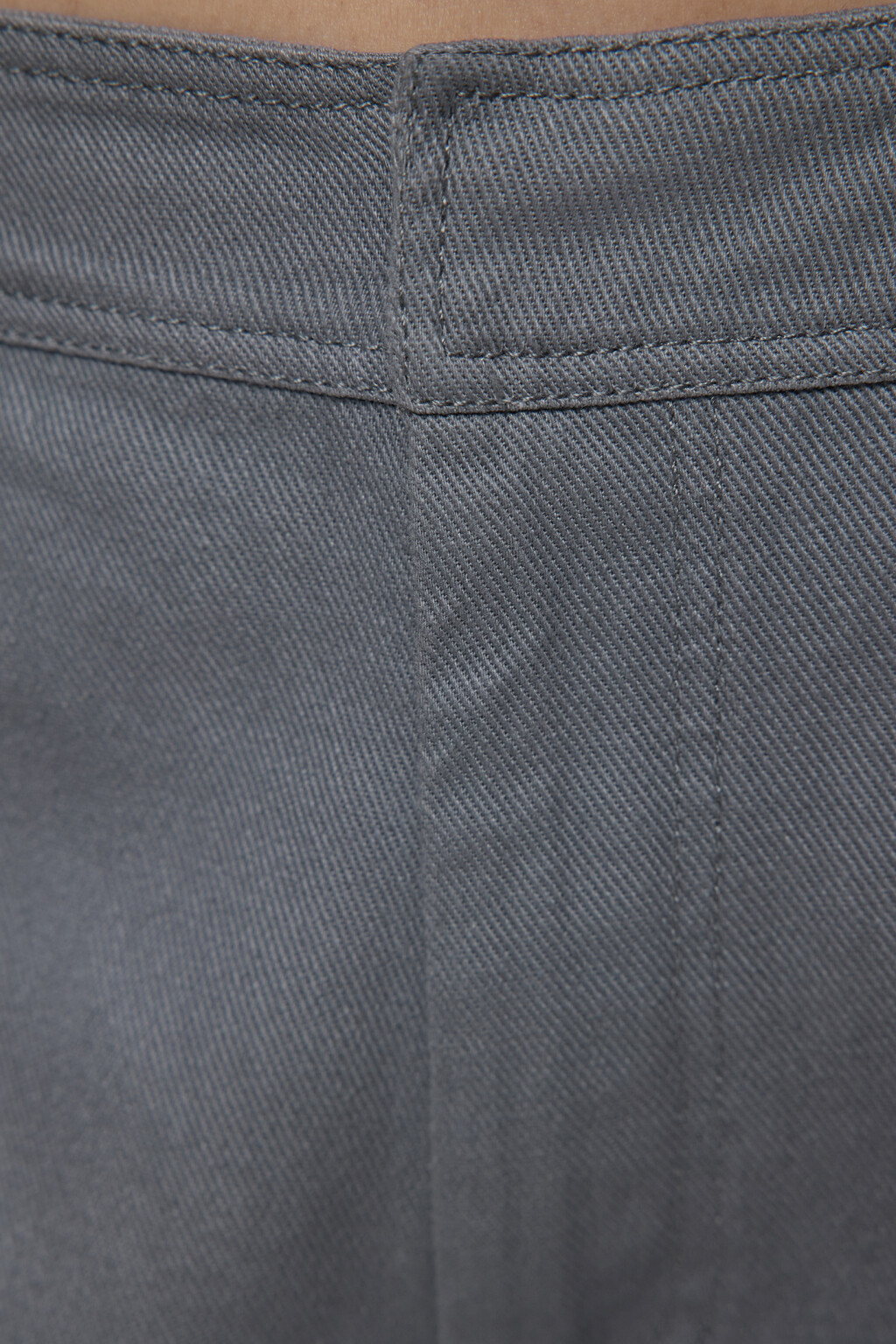 Брюки-парашюты широкие хлопковые с карманами карго - цвет серый - 5