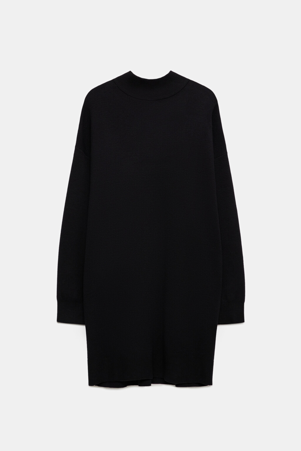 Джемпер вискозный облегающий с объемным узором - цвет черный - 8