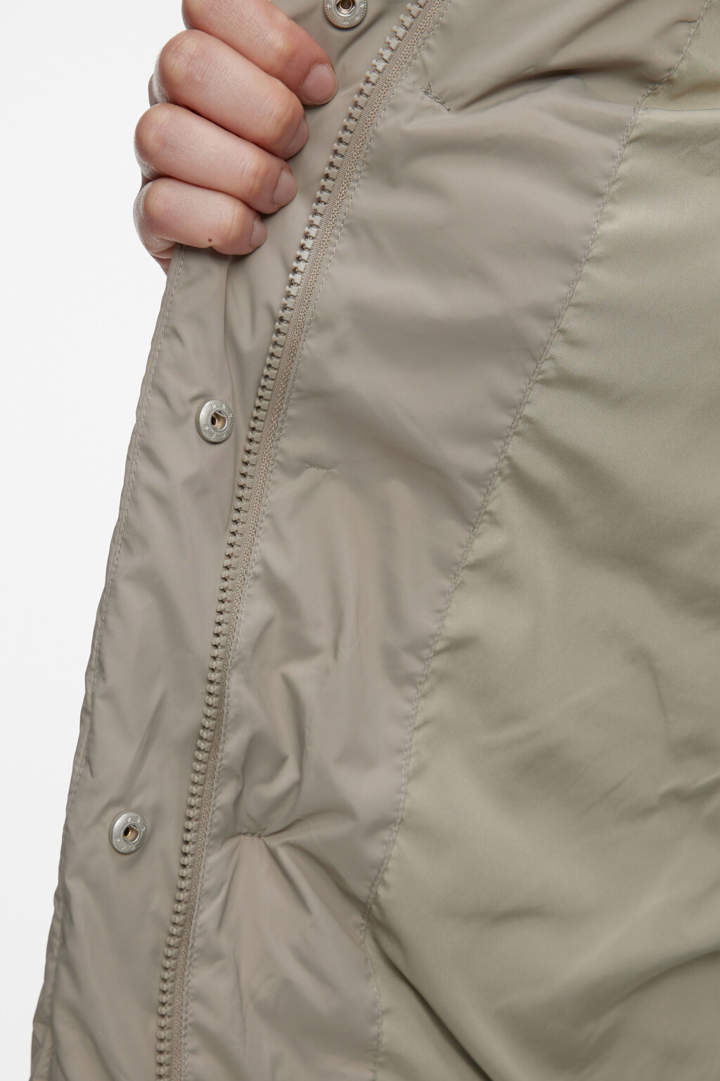 Куртка стеганая демисезонная с воротником-стойкой - цвет коричневый - 7