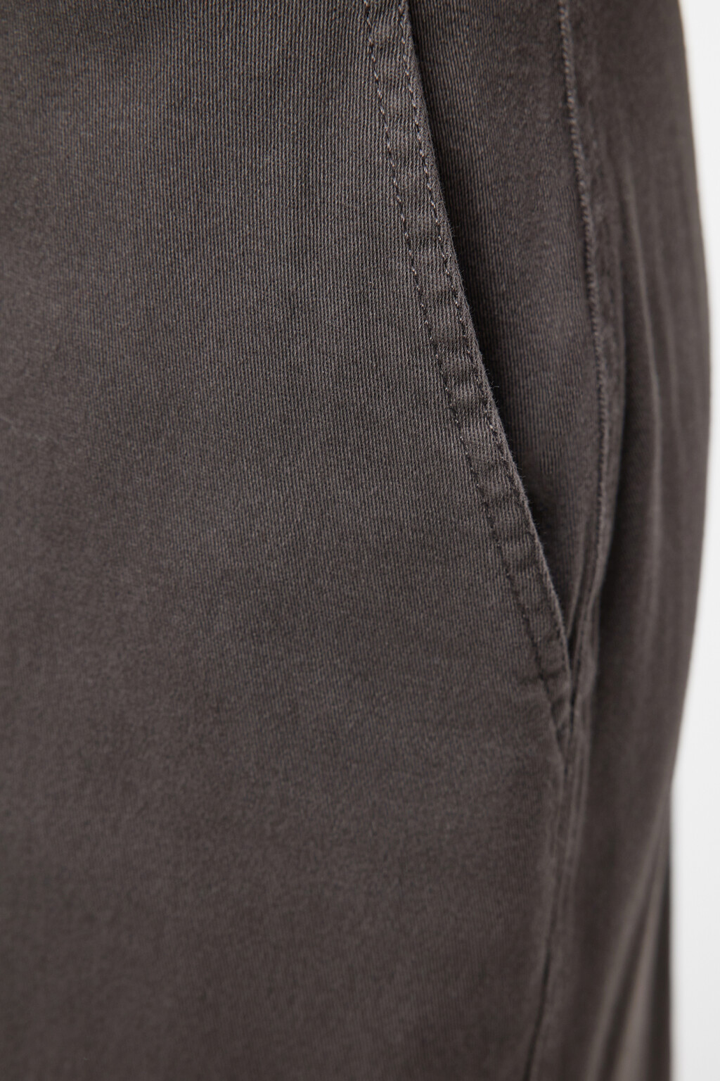 Юбка-парашют миди хлопковая на низкой посадке - цвет серый - 6