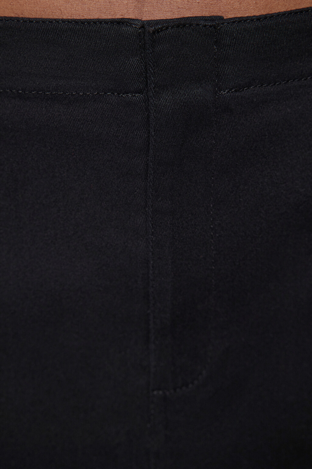 Юбка-парашют миди хлопковая на низкой посадке - цвет черный - 6