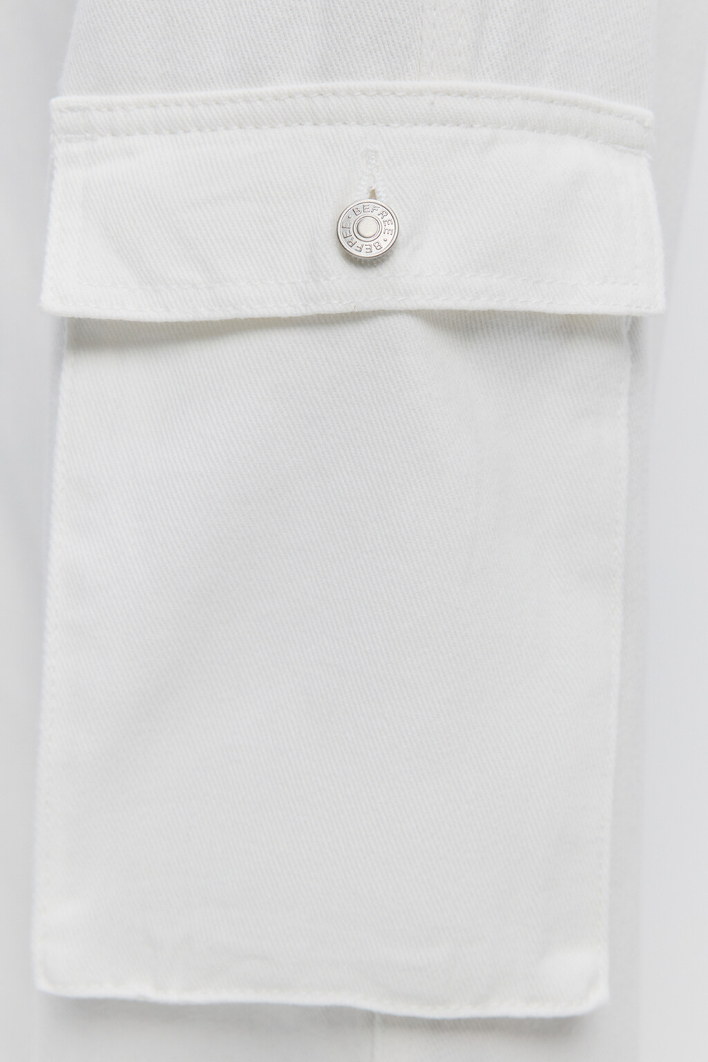 Джинсы карго широкие с низкой посадкой - цвет белый - 7