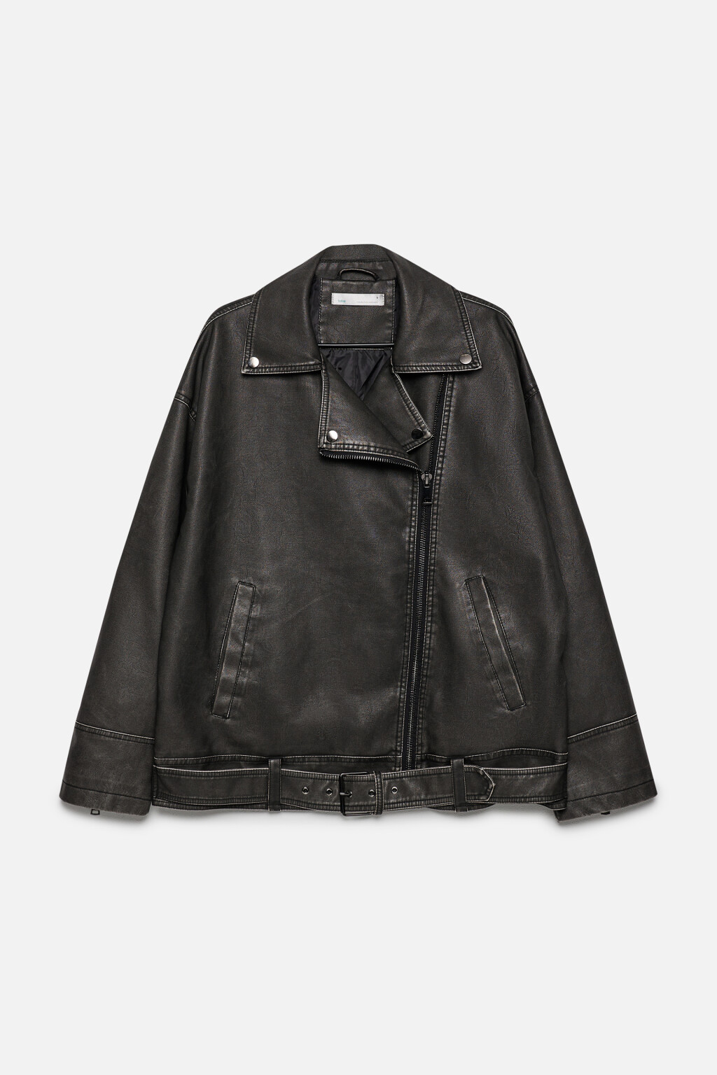 Куртка-косуха с состаренным эффектом - цвет мультиколор - 9