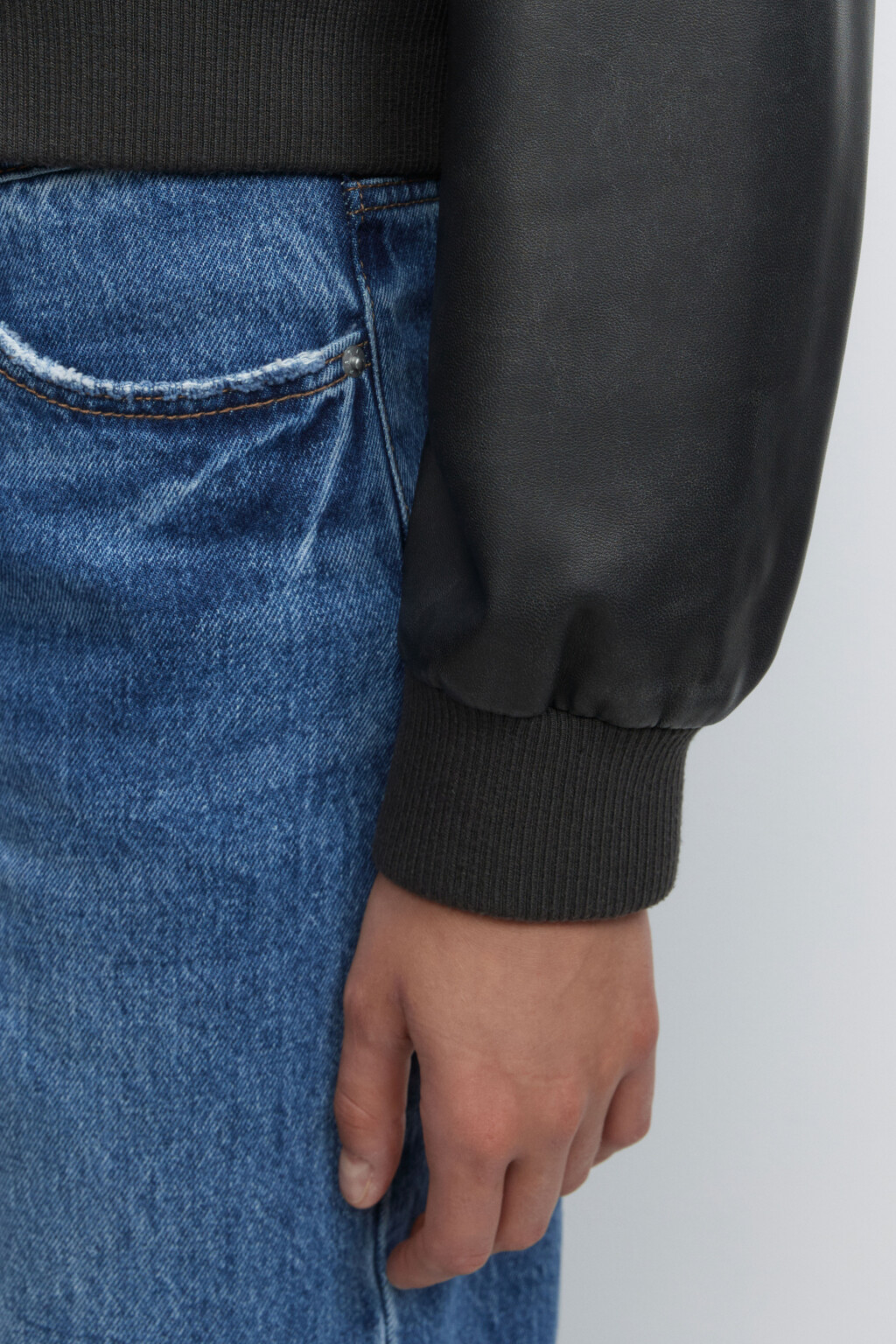 Куртка-бомбер с состаренным эффектом - цвет мультиколор - 8