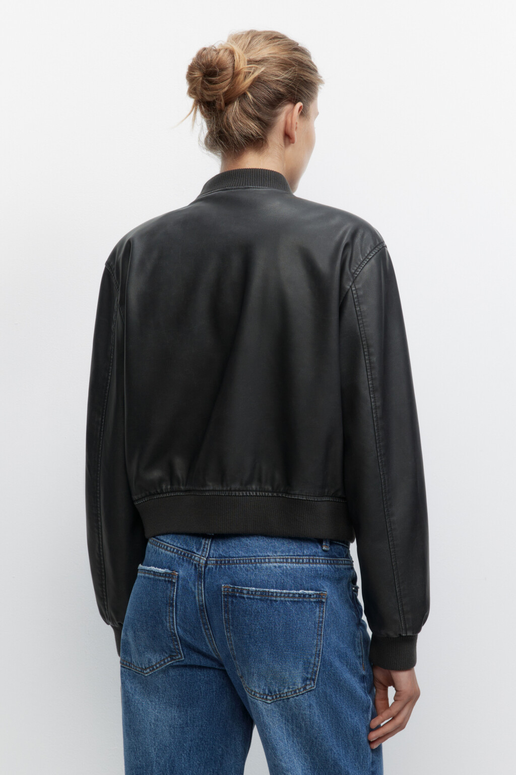 Куртка-бомбер с состаренным эффектом - цвет мультиколор - 5