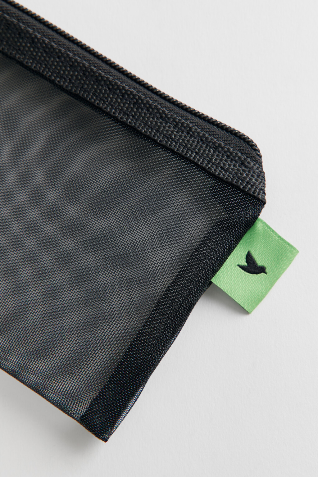 Пенал из прозрачной сетки - цвет черный - 2