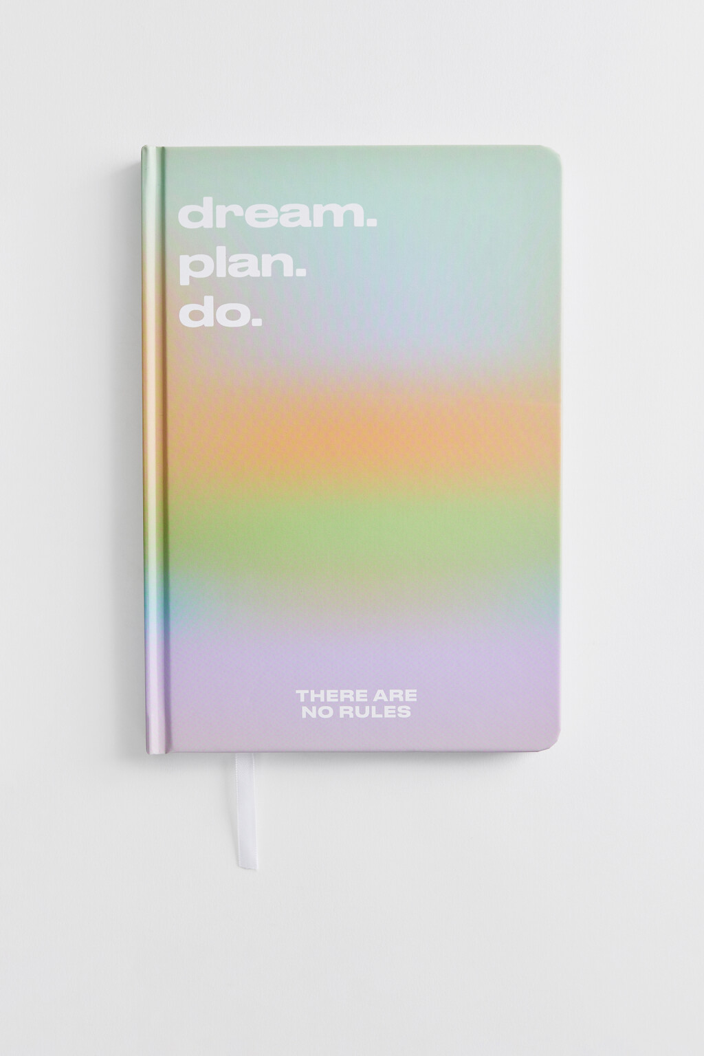 Блокнот для записей с закладкой и резинкой - цвет мультиколор - 1