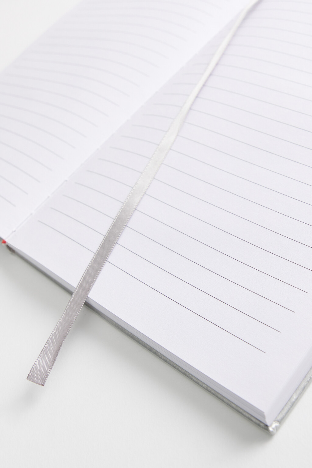 Блокнот для записей с закладкой - цвет серый - 3