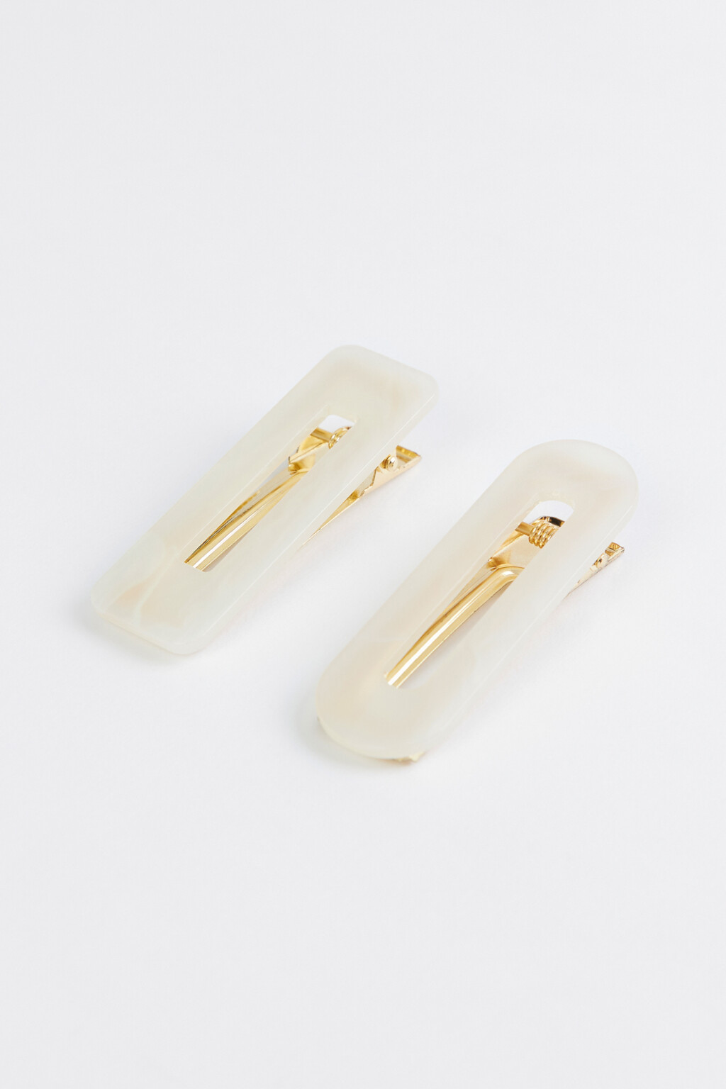 набор заколок для волос женский - цвет белый - 2