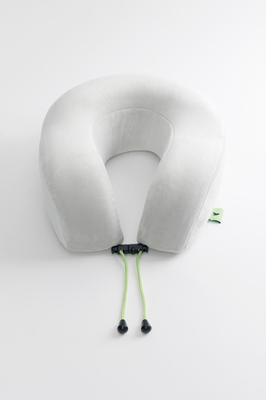 Подушка для шеи с застежкой - цвет серый - 1