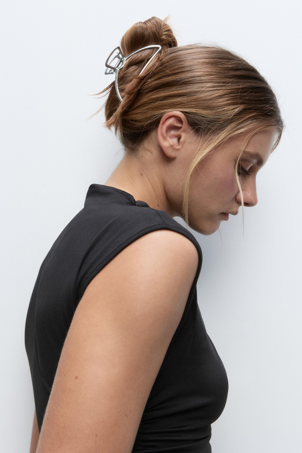 заколка для волос женская - цвет серый - 1