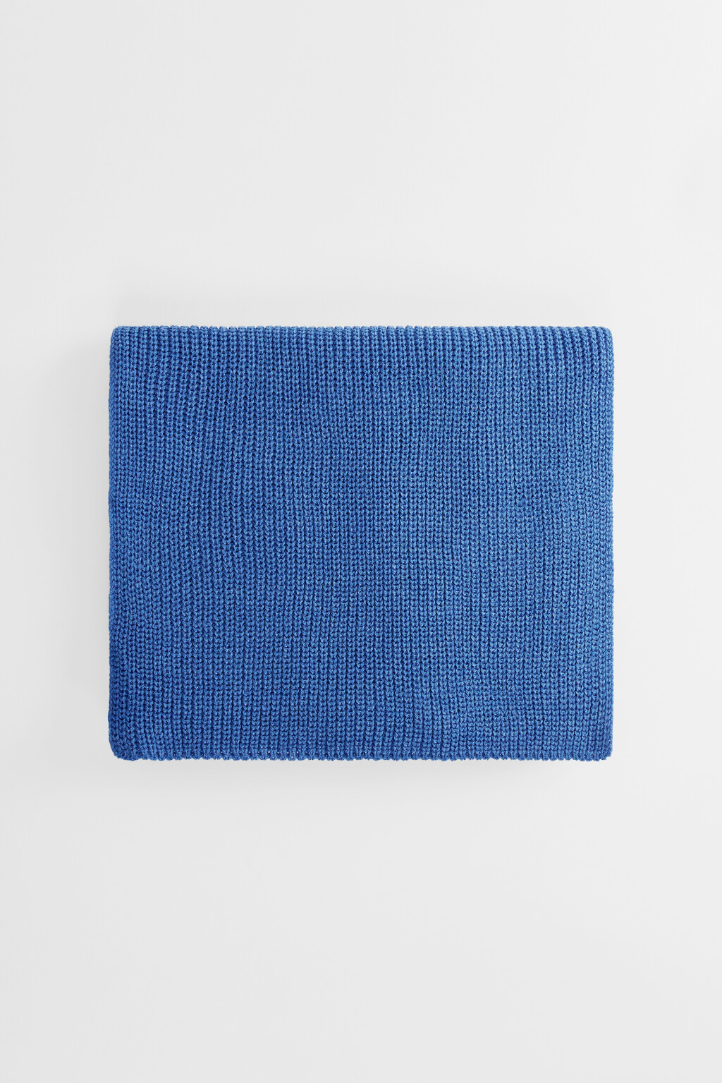 Шарф тонкий однотонный из переработанного полиэстера - цвет синий - 1