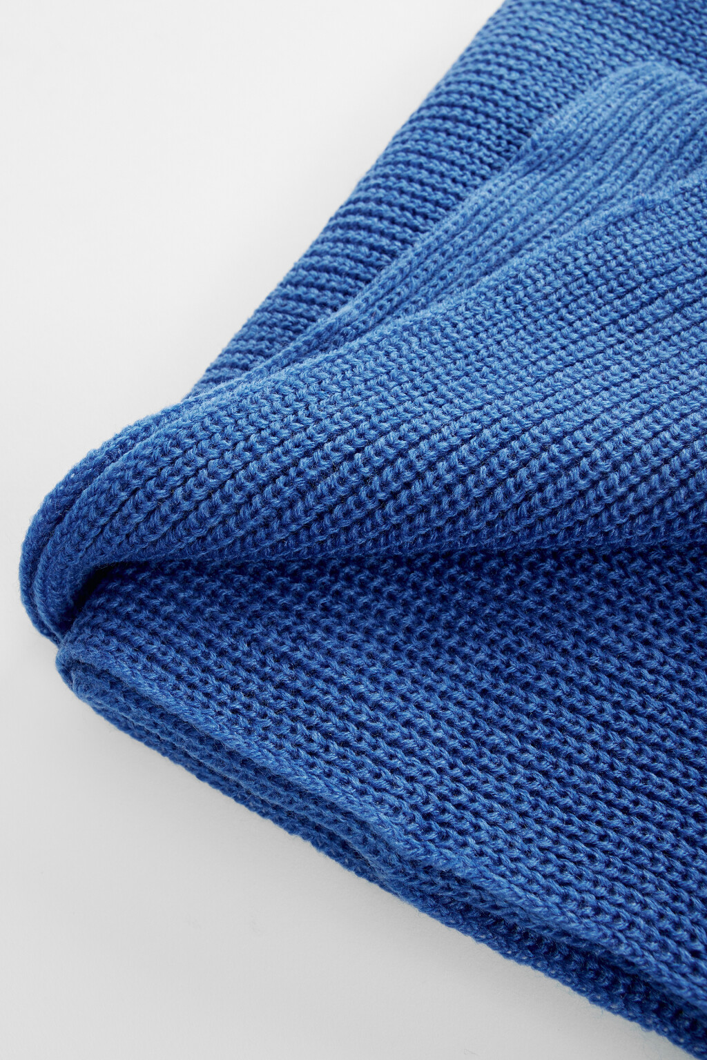 Шарф тонкий однотонный из переработанного полиэстера - цвет синий - 2