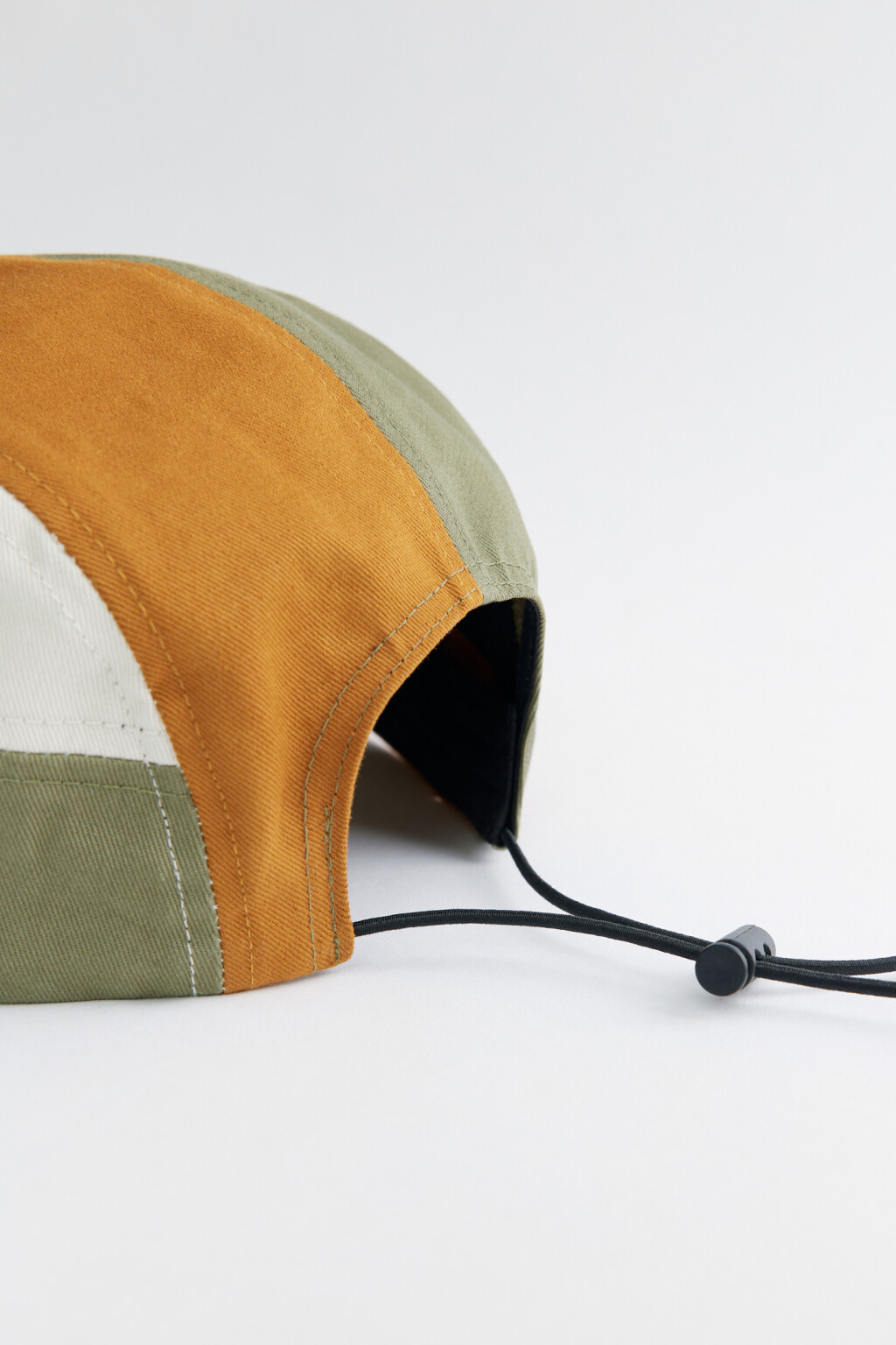 Бейсболка хлопковая в стиле колор-блок с надписью - цвет мультиколор - 4