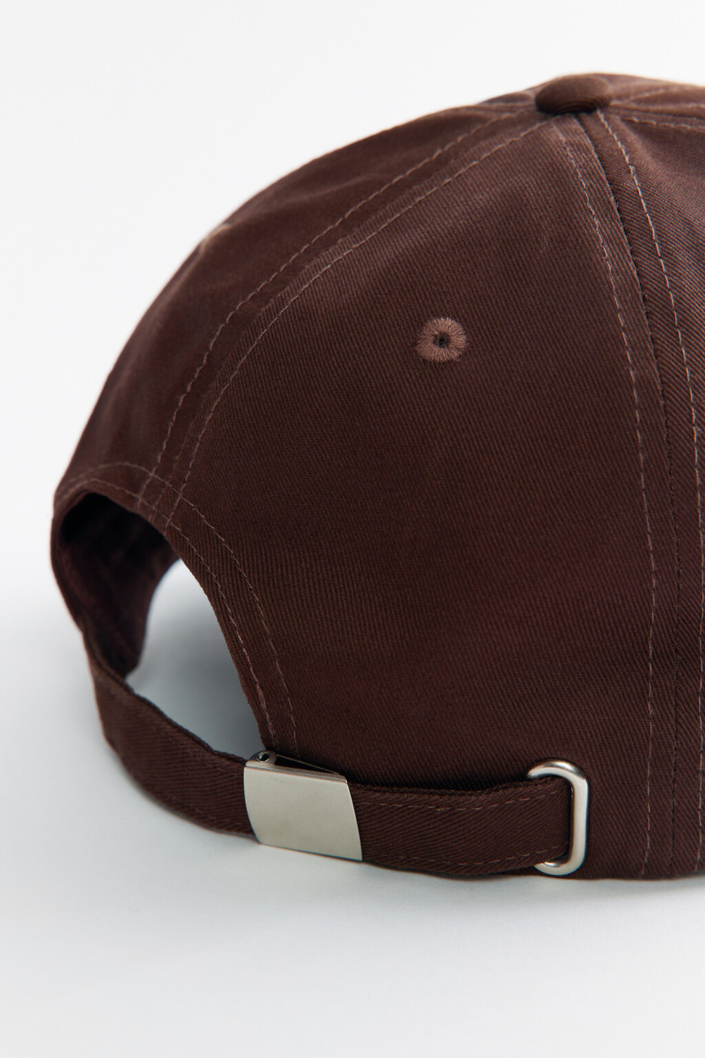 Бейсболка хлопковая с принтом-вышивкой - цвет коричневый - 4