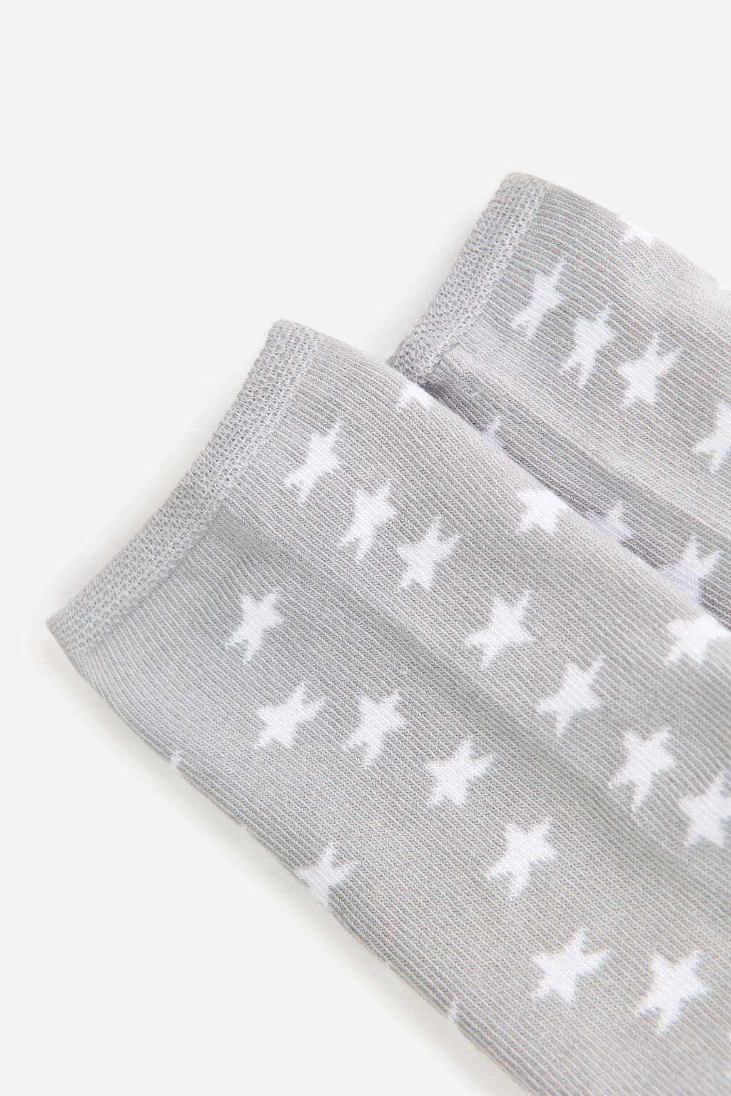 Носки-подследники хлопковые с принтом - цвет белый - 3
