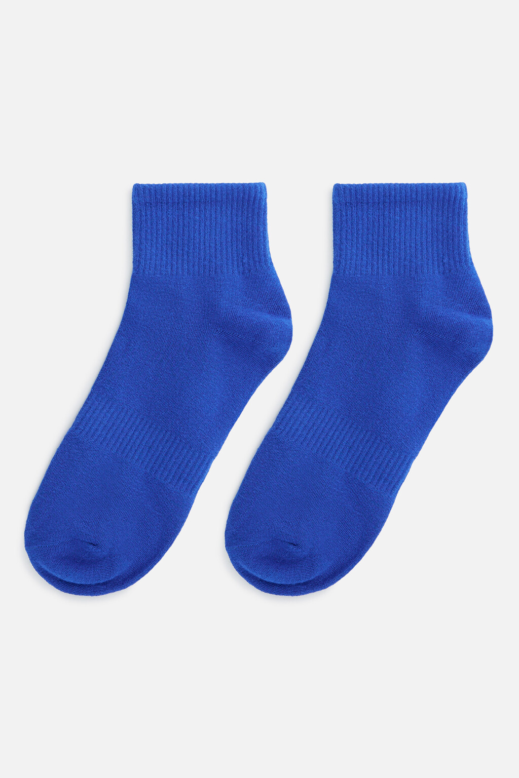 Носки короткие хлопковые - цвет синий - 1
