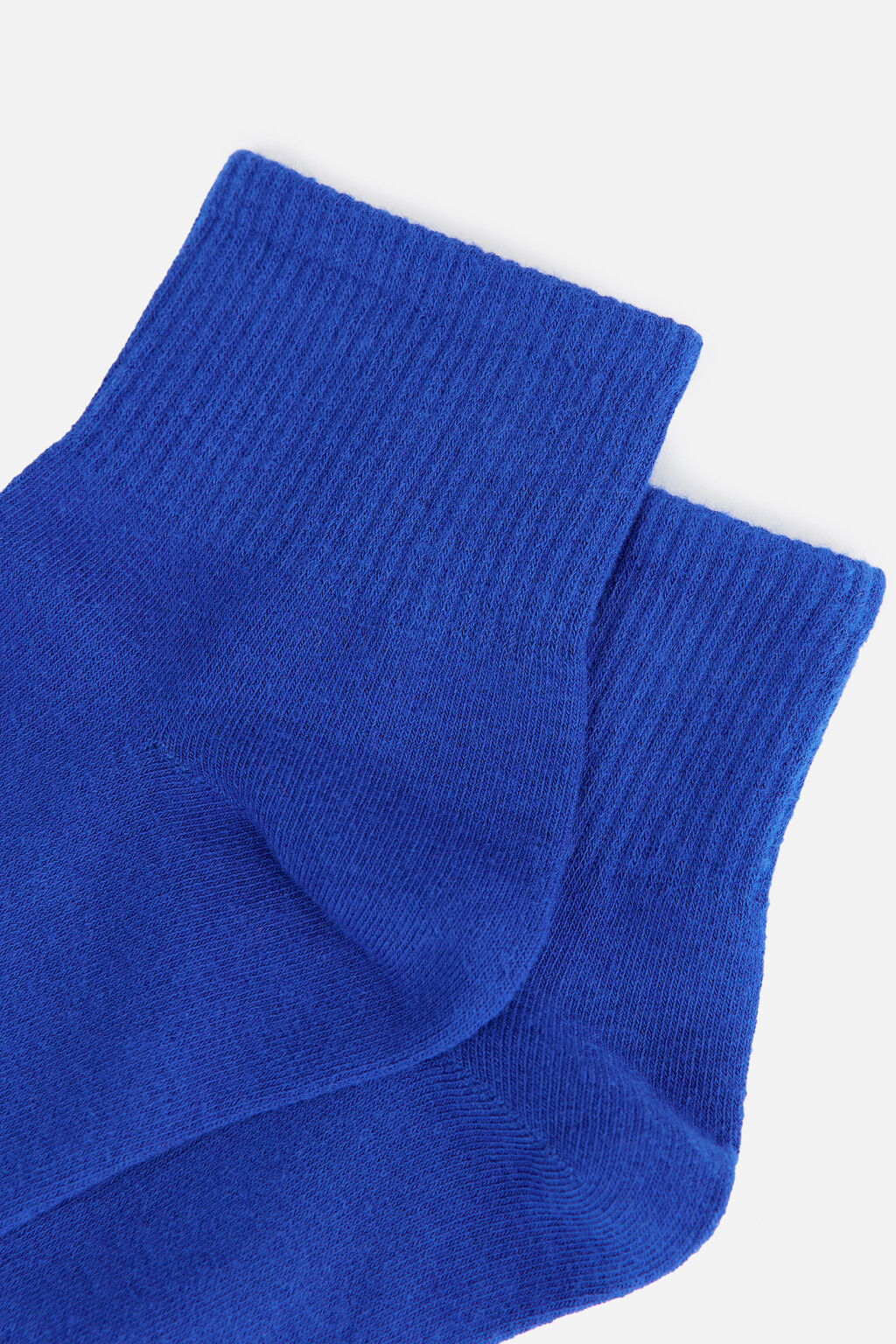Носки короткие хлопковые - цвет синий - 2