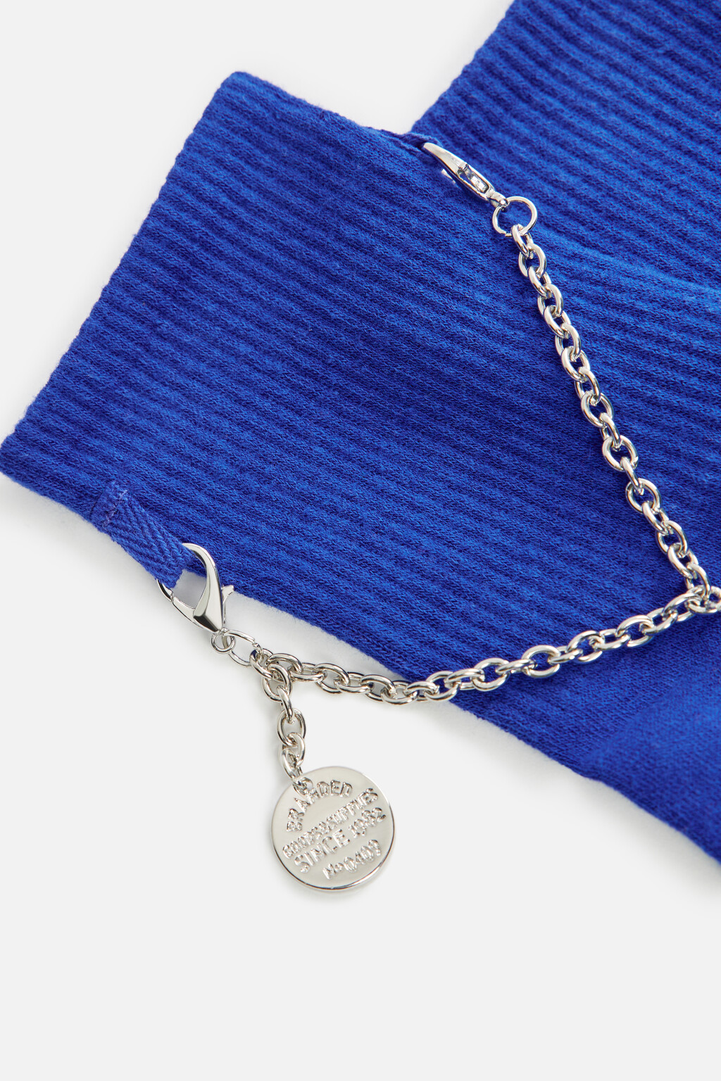 носки с цепью декоративной женские - цвет синий - 2