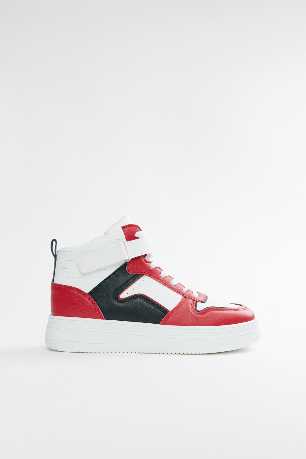 Кеды высокие на платформе и липучках - цвет мультиколор - 1