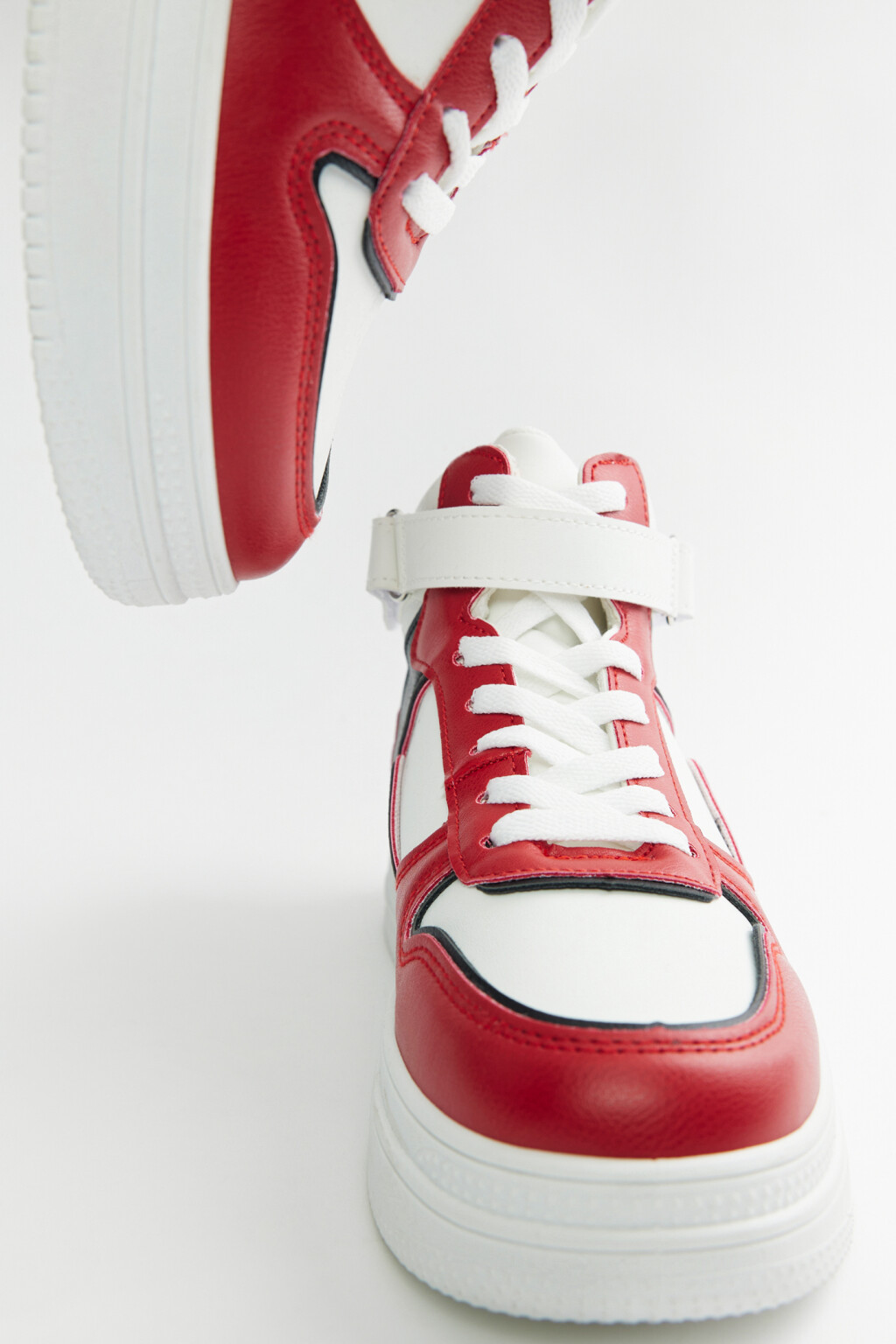 Кеды высокие на платформе и липучках - цвет мультиколор - 6