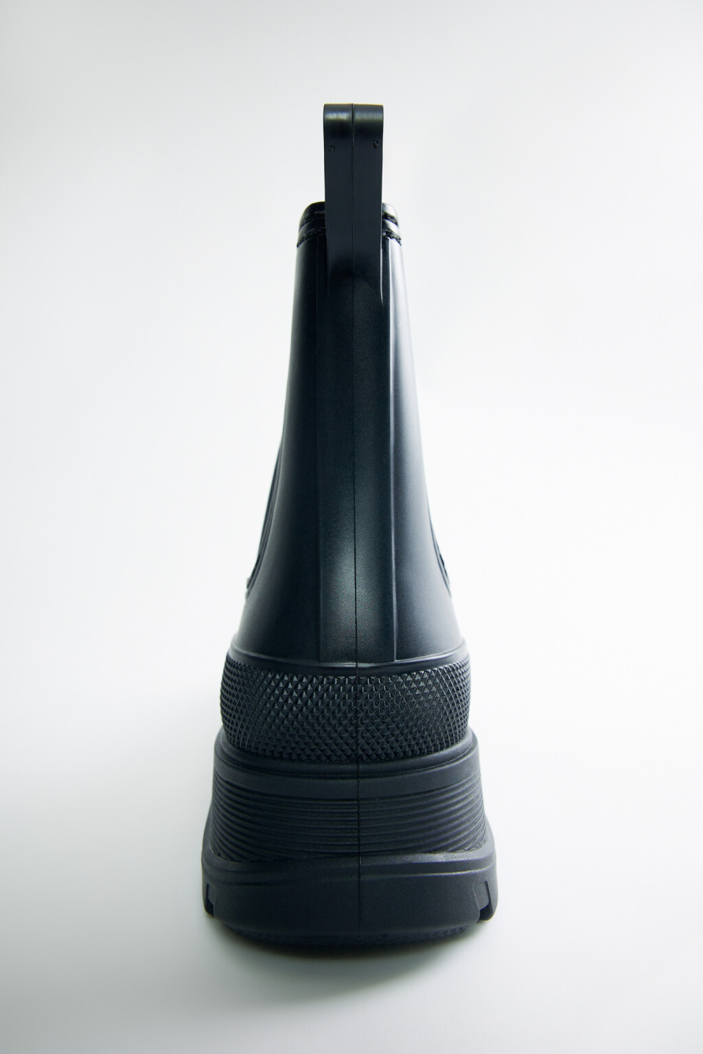 Ботинки челси резиновые на высокой платформе - цвет черный - 4